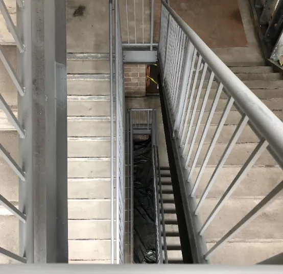 stairs from above